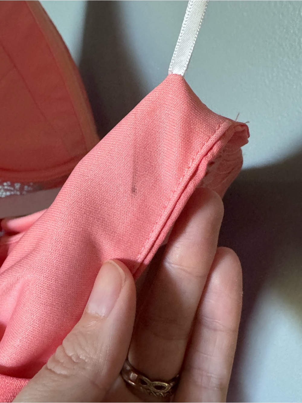 Pink Strapless Ruffled Tulle Gown - Picture 5 of 10
